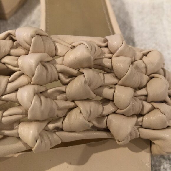 Circus by Sam Edelman Kenna Ivory Knotted Strap Slide Sandals Size 9 - Picture 5 of 7